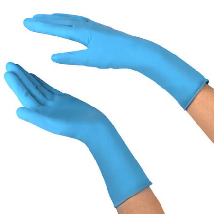 Перчатки латексные смотровые сверхпрочные SFM HIGH RISK LX 1160, Германия, 25 пар (50 штук), размер 8-9, L (большой)