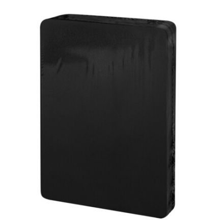 Табличка меловая А4 (21x29,7 см), КОМПЛЕКТ 10 штук, пластиковая, ЧЕРНАЯ, BRAUBERG, 291300