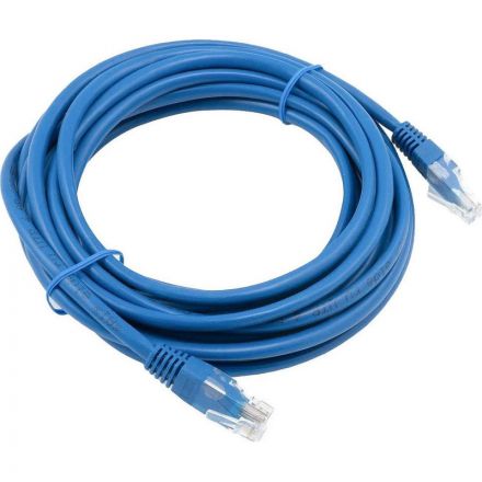 Патч-корд A1, A1-LCU5E-C-5M-BL, 5 м., U/UTP, 5e, медь, синий