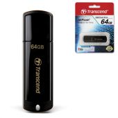 Флеш-диск 64 GB, TRANSCEND Jet Flash 350, USB 2.0, черный, TS64GJF350 Флеш-диск 64 GB, TRANSCEND Jet Flash 350, USB 2.0, черный, TS64GJF350