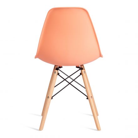 Стул Tetchair CINDY (EAMES) (mod. 1801) дерево бук/металл/сиденье пластик, 45x51x82 см, Orange (Оранжевый) Стул Tetchair CINDY (EAMES) (mod. 1801) дерево бук/металл/сиденье пластик, 45x51x82 см, Orange (Оранжевый)