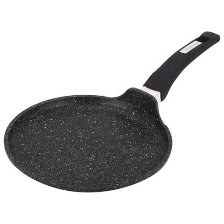 Сковорода блинная 22 см антипригарное покрытие, soft-touch ручка, МЕЧТА "Гранит Black", черная, 12802 Сковорода блинная 22 см антипригарное покрытие, soft-touch ручка, МЕЧТА "Гранит Black", черная, 12802