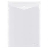 Папка-конверт на кнопке Berlingo "No Secret", А4, 200мкм, вертикальная, прозрачная СПб