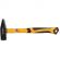 Молоток 600г.Квадратный боек, фиберглассовая двухкомп. ручка Вихрь 73/6/8/6