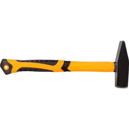 Молоток 600г.Квадратный боек, фиберглассовая двухкомп. ручка Вихрь 73/6/8/6