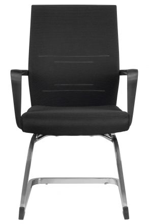 Кресло Like RCH G818 Чёрная сетка на полозьях (крутящееся)