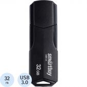 Флеш-память Smartbuy UFD 3.0/3.1 32GB CLUE Black (SB32GBCLU-K3)