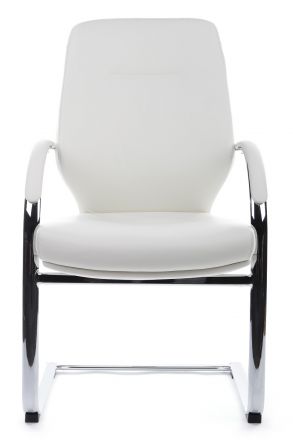 Кресло Alonzo-CF С1711 Белый (6207) натуральная кожа 68*68*102-108