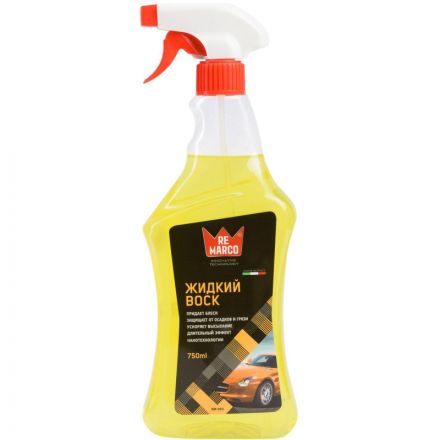 Средство полирующее и высушивающее Жидкий воск(триг.)750мл RE MARCO RM-903