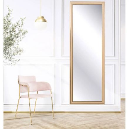 Зеркало МГЛ_ настенное 120Б (400x1200) багет ПВХ дуб