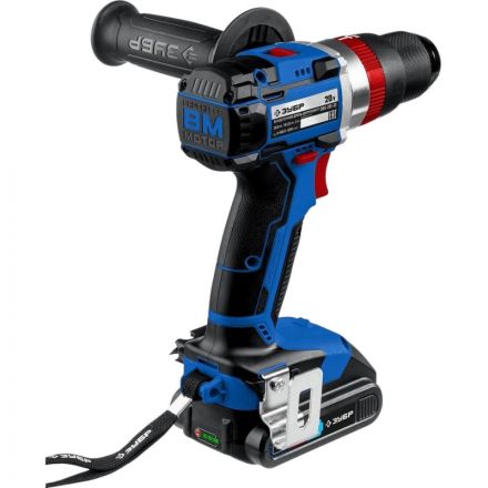 Дрель-шуруповерт аккум. бесщет. ударная ЗУБР DBS-201-42, 20 В, 2 АКБ (4Ач)