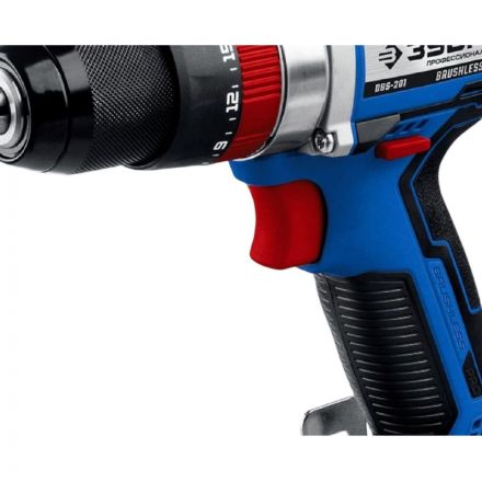 Дрель-шуруповерт аккум. бесщет. ударная ЗУБР DBS-201-42, 20 В, 2 АКБ (4Ач)