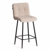 Полубарный стул  Medeo/Медео велюр, бежевый, 7, 42х56х102 см