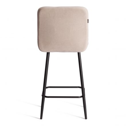 Полубарный стул  Medeo/Медео велюр, бежевый, 7, 42х56х102 см