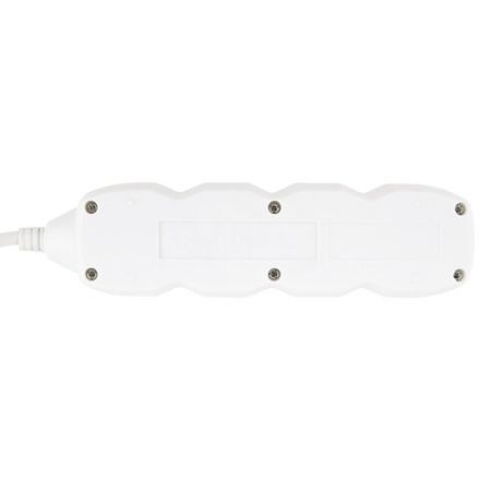 Удлинитель сетевой SONNEN U-133GS, 3 розетки, c заземлением, выключатель, 10 А, 3 м, белый, 511434