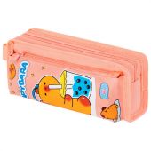 Пенал ЮНЛАНДИЯ ЮНИОР, 2 отделения, с ручкой, полиэстер, "Capybara", 21х8х6 см, 273814 Пенал ЮНЛАНДИЯ ЮНИОР, 2 отделения, с ручкой, полиэстер, "Capybara", 21х8х6 см, 273814