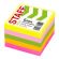 Блок самоклеящийся (стикеры) STAFF, НЕОНОВЫЙ, 51х51 мм, 400 листов, 5 цветов, 129349