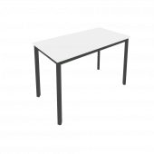 Slim Стол письменный на металлокаркасе С.СП-4.1 Белый/Антрацит металл 1180*600*750 Slim Стол письменный на металлокаркасе С.СП-4.1 Белый/Антрацит металл 1180*600*750