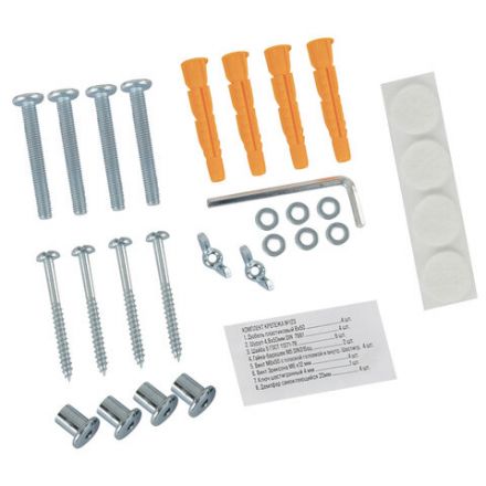 Кронштейн-крепление для СВЧ, нагрузка до 40 кг, CROMEX (КРОМЕКС) K-113, регулировка до 53 см, черный, 457880