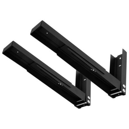 Кронштейн-крепление для СВЧ, нагрузка до 40 кг, CROMEX (КРОМЕКС) K-113, регулировка до 53 см, черный, 457880