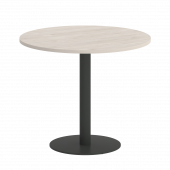 Home Office Стол круглый VR.SP-5-90.1 Денвер светлый/Антрацит металл 900*900*753 Home Office Стол круглый VR.SP-5-90.1 Денвер светлый/Антрацит металл 900*900*753