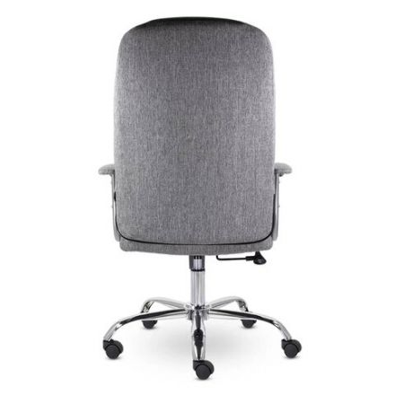 Кресло офисное "Бостон", CH-277, хром, ткань, серый (M-02)