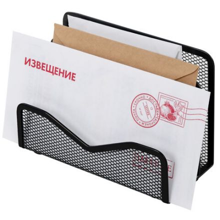 Подставка для бумаг и писем BRAUBERG "Germanium", металлическая, 3 секции, 122х173х83 мм, черная, 231946 Подставка для бумаг и писем BRAUBERG "Germanium", металлическая, 3 секции, 122х173х83 мм, черная, 231946