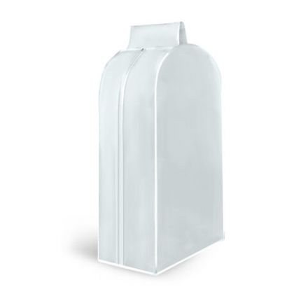 Чехол-кофр объёмный для хранения одежды на молнии, 60х30х90 см, цвет белый, SHAMAANI (ШАМААНИ), 609596