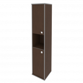 Style Шкаф высокий узкий левый Л.СУ-1.5 (L) Венге 412*410*1980