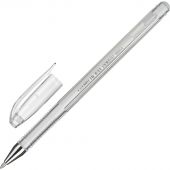 Ручка гелевая Crown белая (толщина линии 0.7 мм)