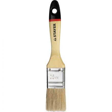 Кисть плоская STAYER UNIVERSAL-EURO, светл натуральная щетина,38мм 0102-038