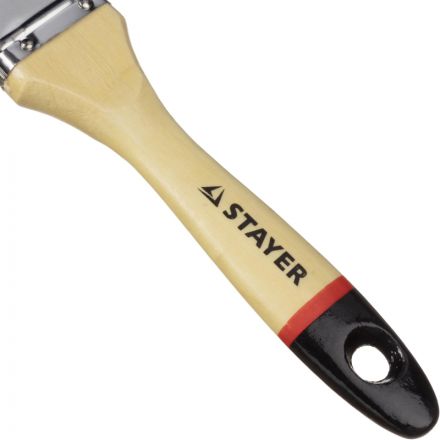 Кисть плоская STAYER UNIVERSAL-EURO, светл натуральная щетина,38мм 0102-038