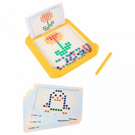 Мозаика магнитная развивающая для детей "Утенок", стилус, 101 магнит, 10 карточек, BAMBOX (БАМБОКС), 665888 Мозаика магнитная развивающая для детей "Утенок", стилус, 101 магнит, 10 карточек, BAMBOX (БАМБОКС), 665888