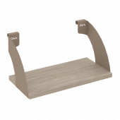 Навесные полки. Кронштейны+ЛДСП полка 400мм MAN-41-4 Дуб аттик/Мокко металл 400*220*200 Навесные полки. Кронштейны+ЛДСП полка 400мм MAN-41-4 Дуб аттик/Мокко металл 400*220*200