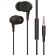 Наушники PERO EP09, с мкф, черные (4603768350798)