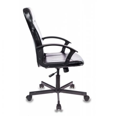 Кресло VB_EChair-563 TPU к/з черный, металл (детали в спинке) Кресло VB_EChair-563 TPU к/з черный, металл (детали в спинке)