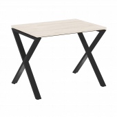 Loft Стол рабочий VR.L-SRX-1.7 Денвер светлый/Чёрный металл 980*720*750 Loft Стол рабочий VR.L-SRX-1.7 Денвер светлый/Чёрный металл 980*720*750