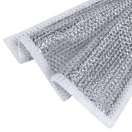 Тряпки-салфетки металлические, сетка-скрабер, 20х20 см, КОМПЛЕКТ 10 штук, для мытья посуды и уборки, не оставляет царапин, LAIMA, 700065