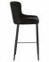 Набор 2 шт Стул барный DOBRIN CHRISTIAN'75, черные ножки, черный велюр (V108-77)