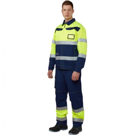 Костюм рабочий летний мужской Кандел КБР лим./т.син. (р.56-58) 194-200