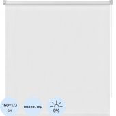 Рулонная штора ARX_Блэкаут Шалюр Белый 160x175