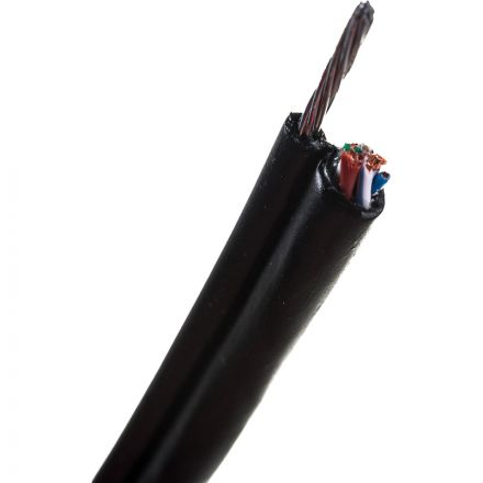 Кабель TWT TWT-5EUTP-OUT-TR 4 пары, Кат.5е, внеш.прокладка, с тросом, 305 м