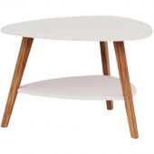 Стол журнальный KF_Комус Мебель Бруклин (9643027501) ст.бел.тер/оп.дуб амер