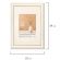 Рамка 21х30 см с паспарту 13х18 см, небьющаяся, аналог IKEA, багет 26 мм, МДФ, BRAUBERG "Zool", цвет слоновая кость, 391376
