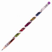 Карандаш чернографитный ЮНЛАНДИЯ "МАШИНКИ", 1 шт., HB, с ластиком, корпус с печатью, 181781 Карандаш чернографитный ЮНЛАНДИЯ "МАШИНКИ", 1 шт., HB, с ластиком, корпус с печатью, 181781