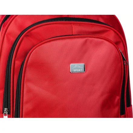 Рюкзак школьный бордовый