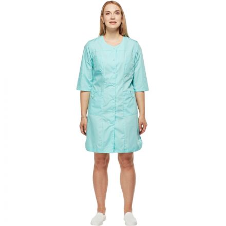 Халат для медицинского персонала жен. М20 ХЛ морская волна(р.44-46) 170-176
