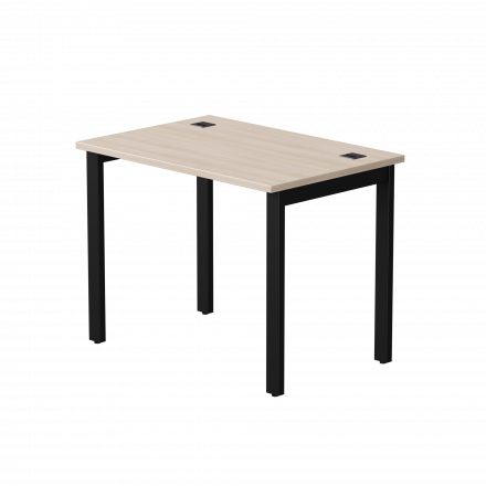 Стол прямой Everprof EVO на металлокаркасе 980х670х755 мм Дуб Соната/Черный