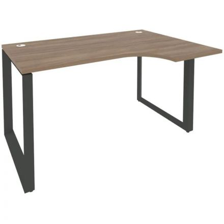 Стол ONIX-О правый О на металлокаркасе O.MO-SA-2R аризона дуб/антрацит Стол ONIX-О правый О на металлокаркасе O.MO-SA-2R аризона дуб/антрацит
