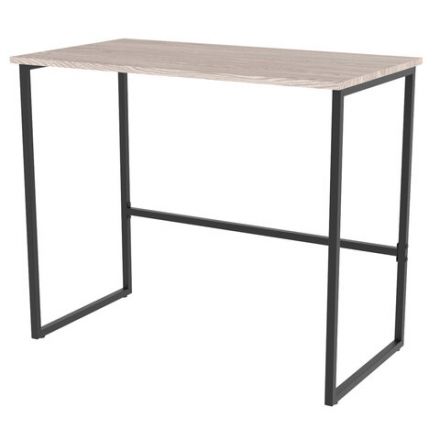 Стол BRABIX "SMART CD-020", 900х500х770 мм, ЛОФТ, металл/ЛДСП ясень шимо светлый, каркас черный, 641949